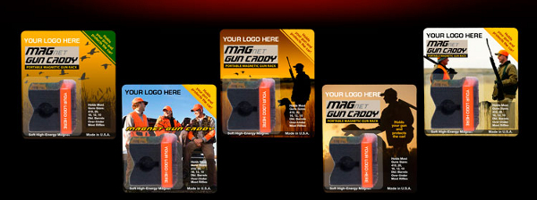 Custom Packaging for Hunting Accessory Private label Programs - Magnet Gun Caddy