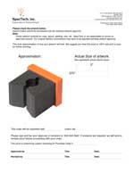 MGC Imprinting Proof Sheet Sample